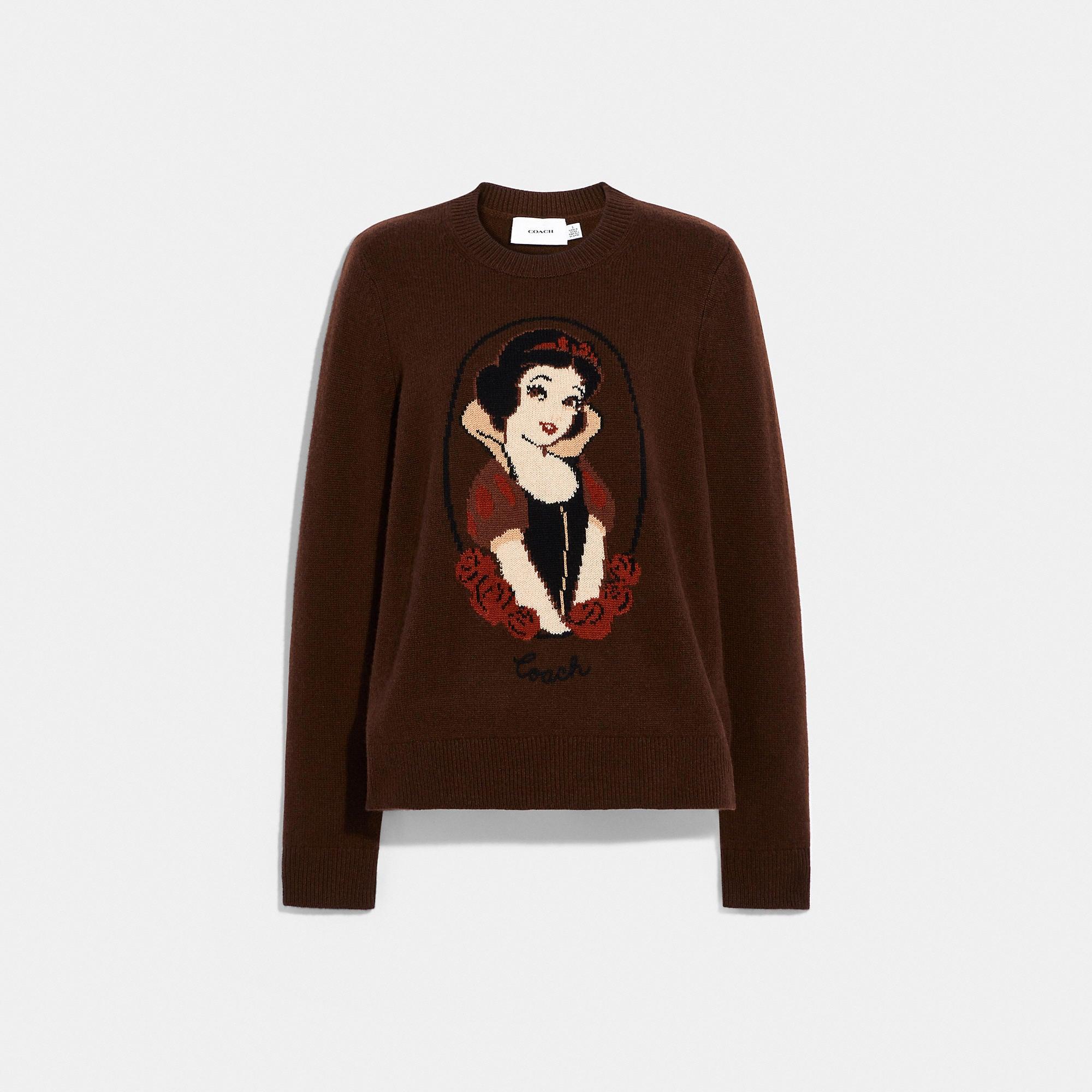 COACH Disney X Snow White Sweater in Brown | Lyst