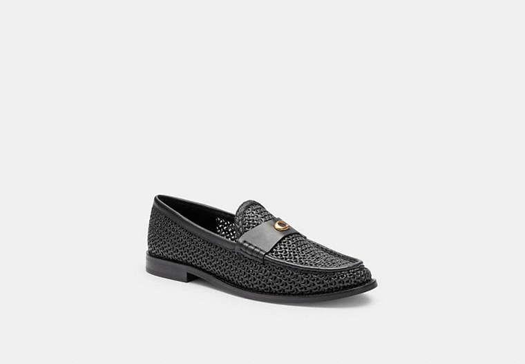 Coach Outlet Black Coach Loafers Womens Black Harper Loafer