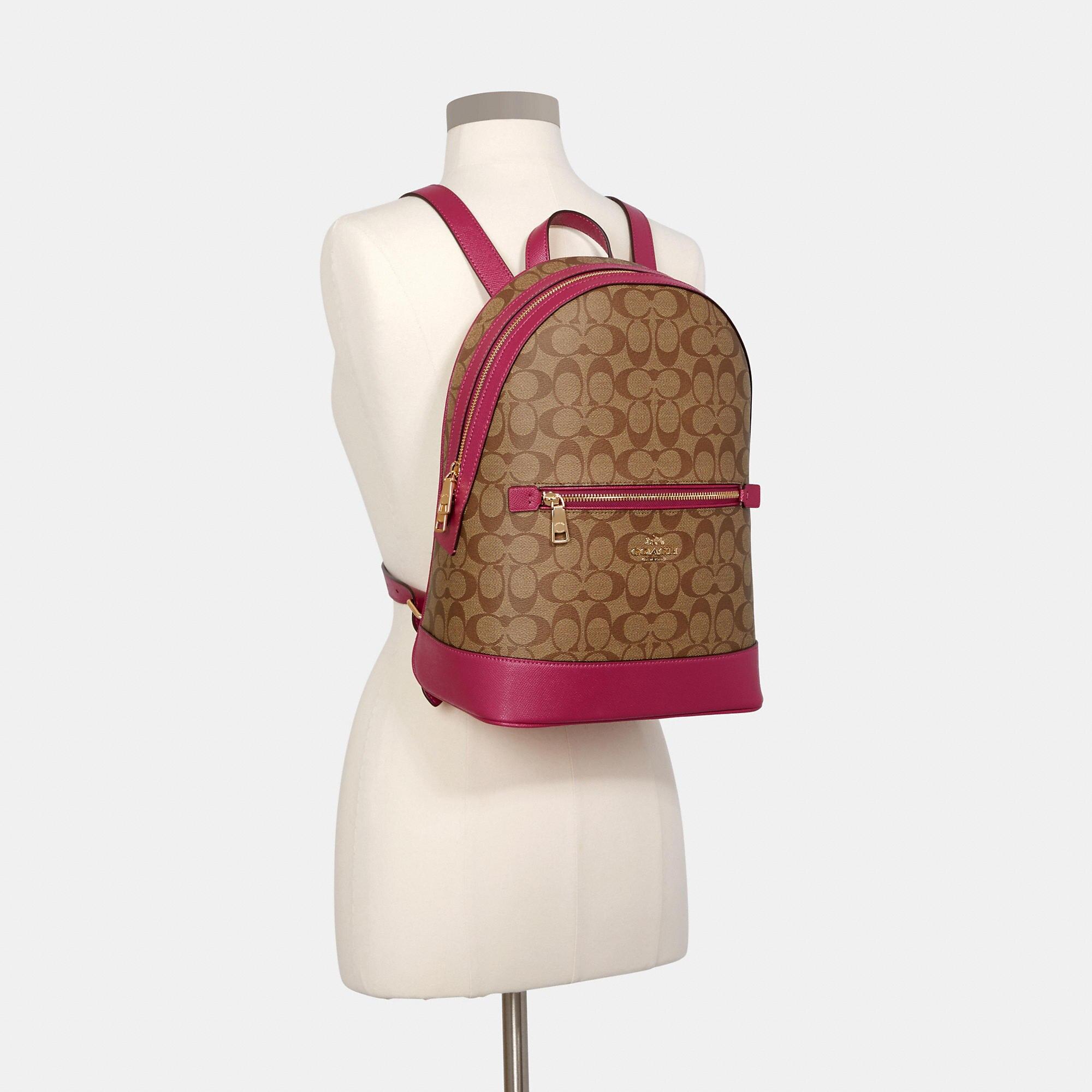 COACH Kenley Backpack In Signature Canvas | Lyst