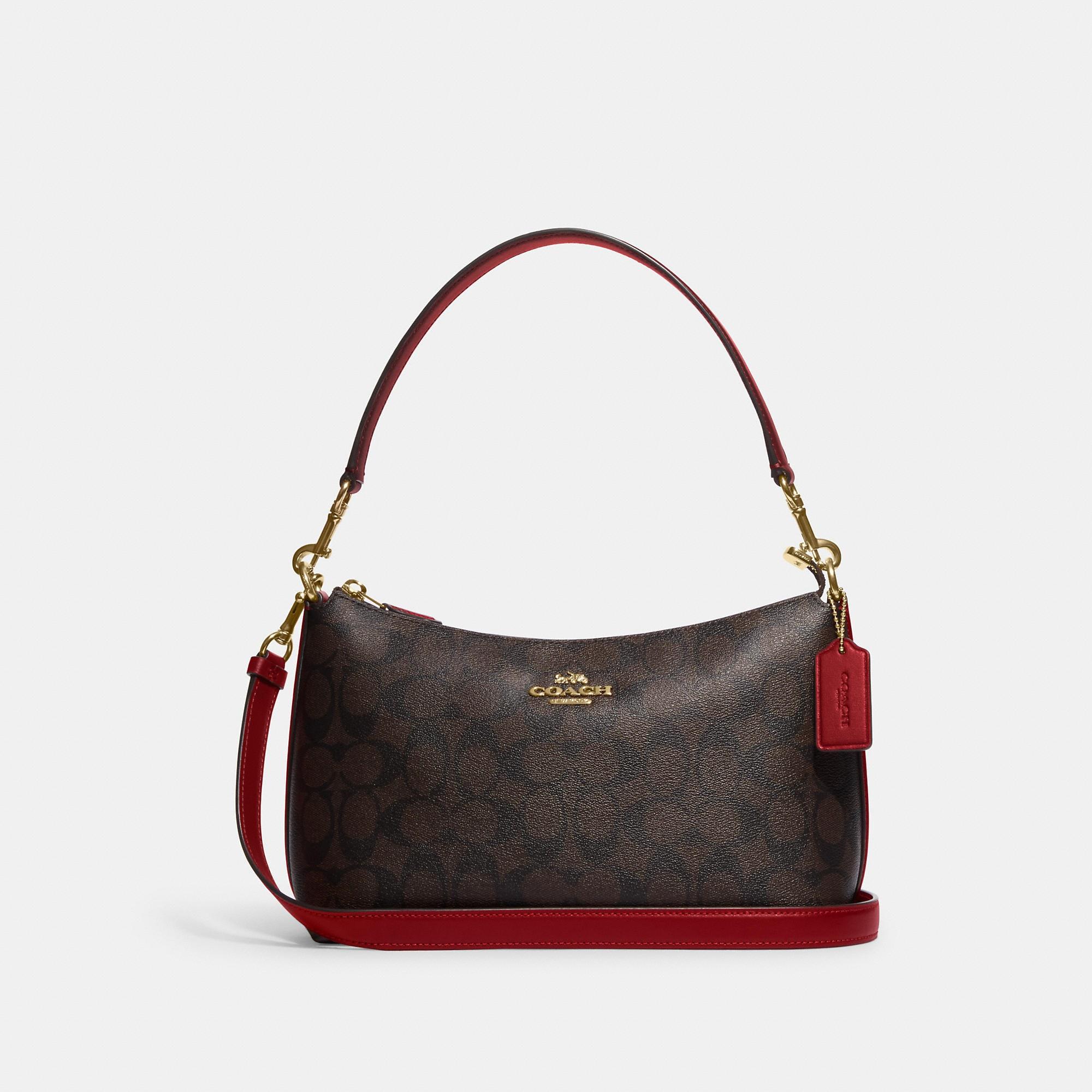 Coach Outlet Clara Shoulder Bag In Signature Canvas in Black Lyst