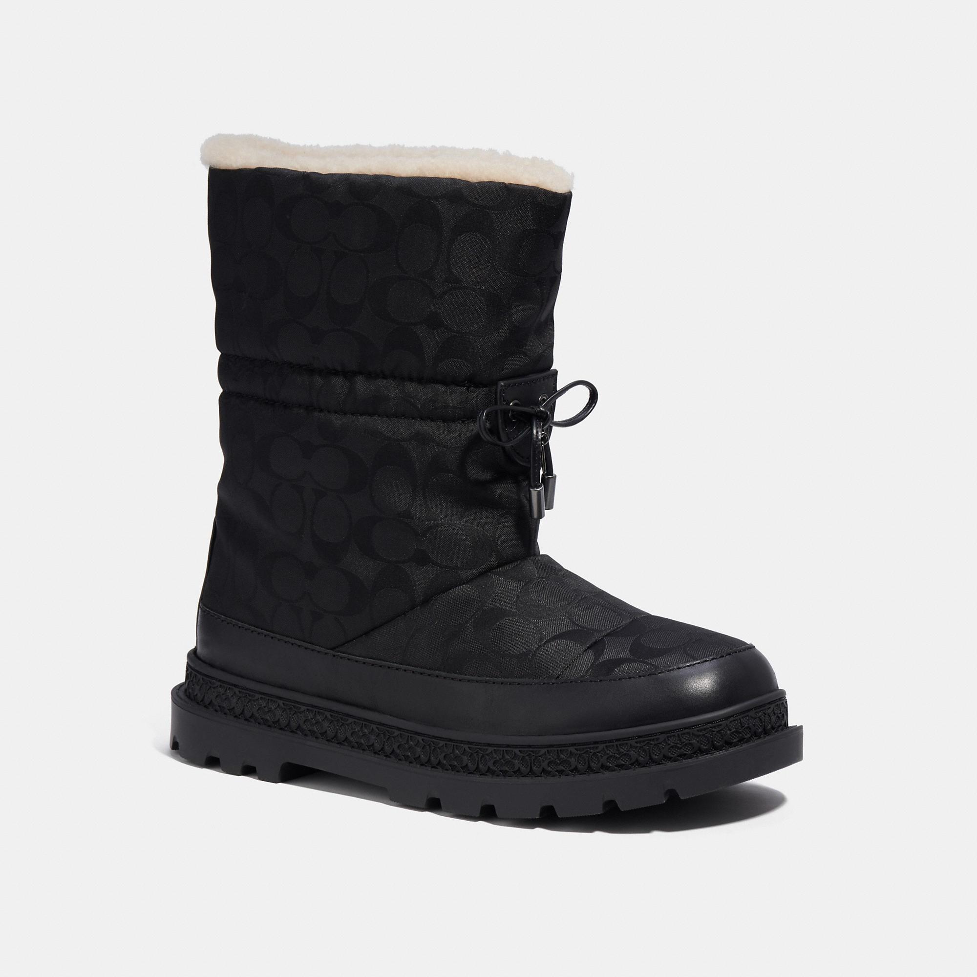 COACH Ski Boot In Recycled Polyester in Black for Men | Lyst