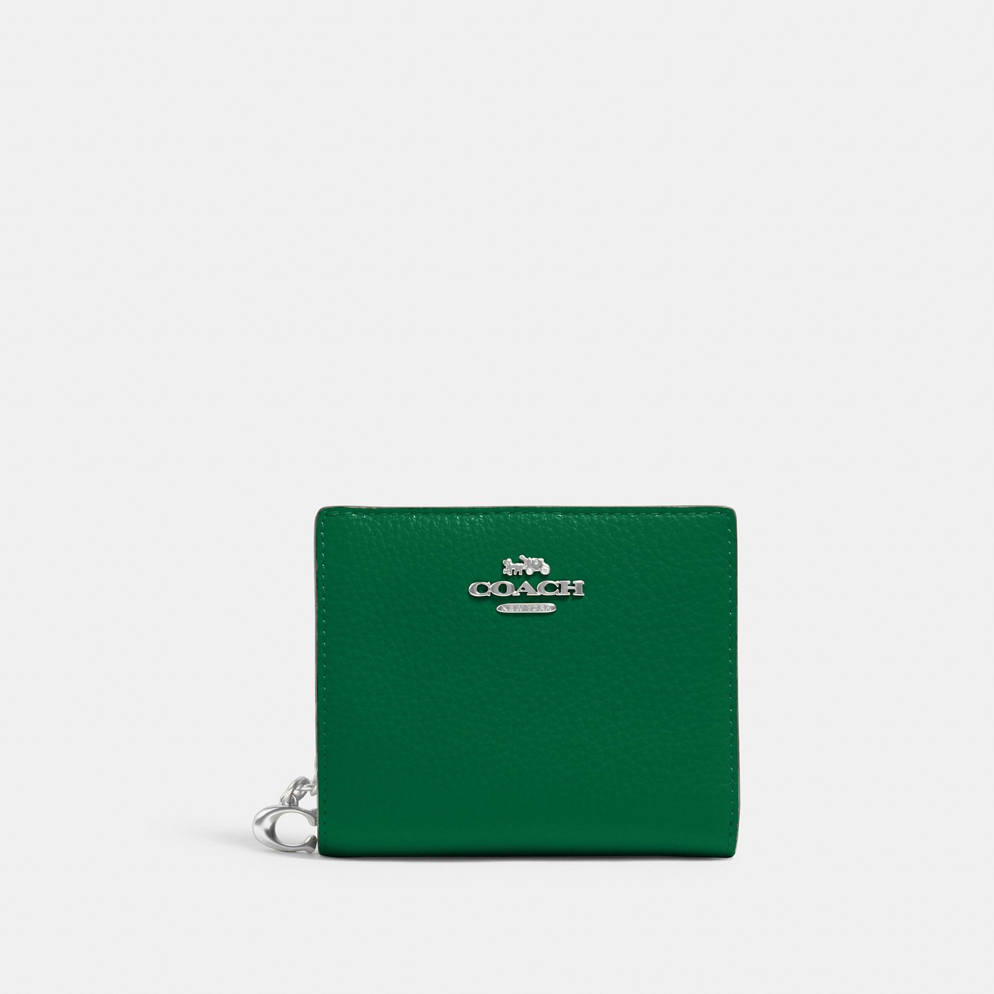 Coach Outlet Coach Snap Wallet in Green Lyst