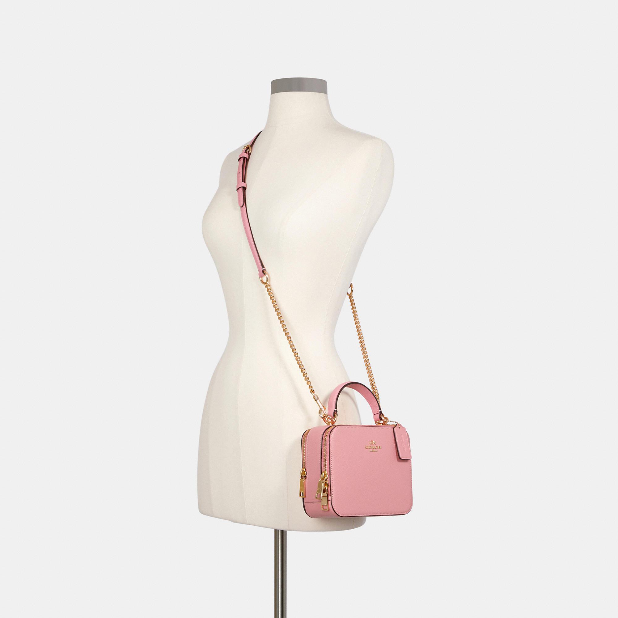 COACH Box Crossbody Bag in Pink