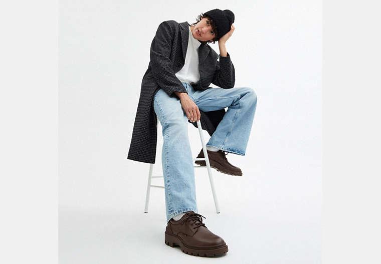 COACH Cameron Derby In Signature Leather in Black for Men | Lyst