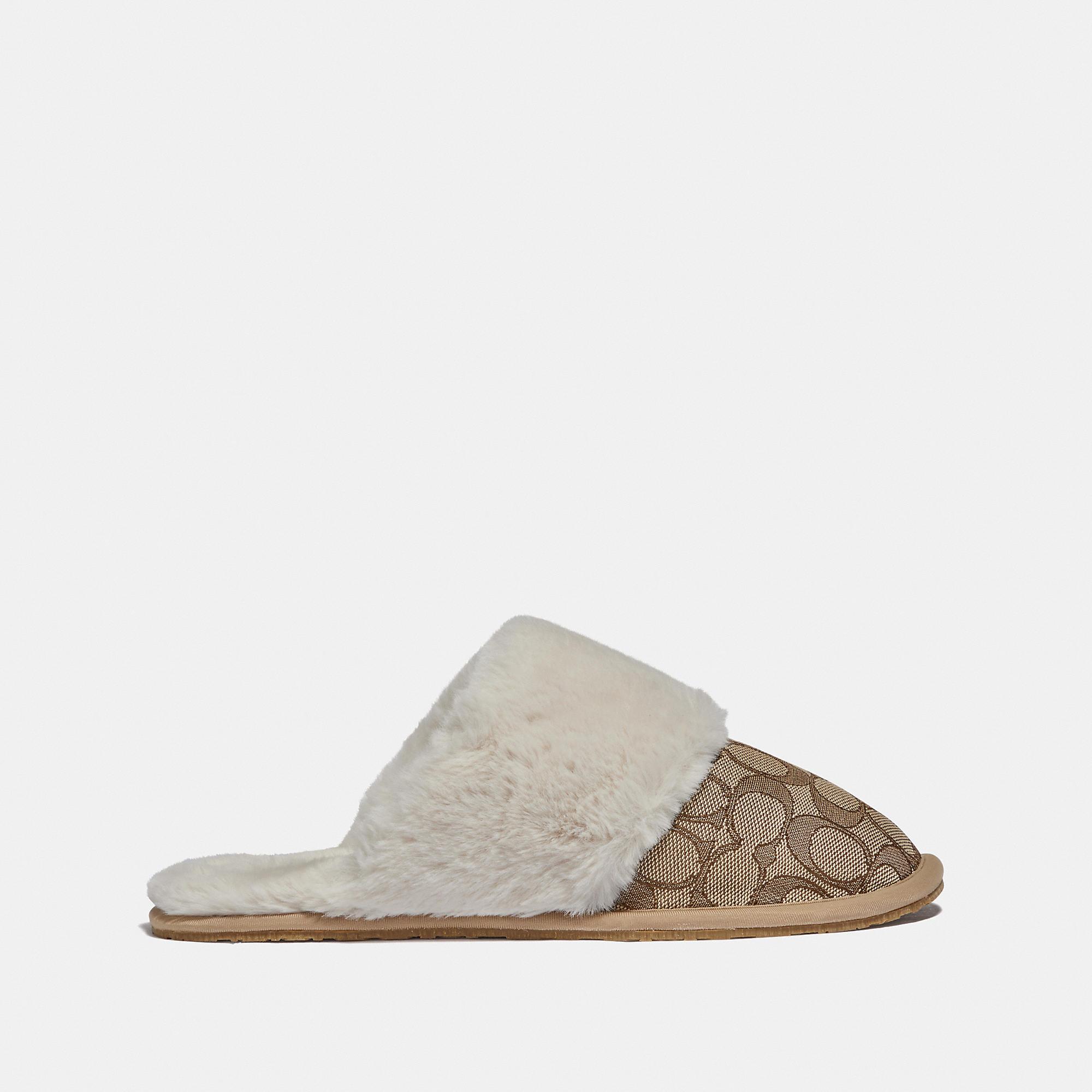 coach slippers on sale