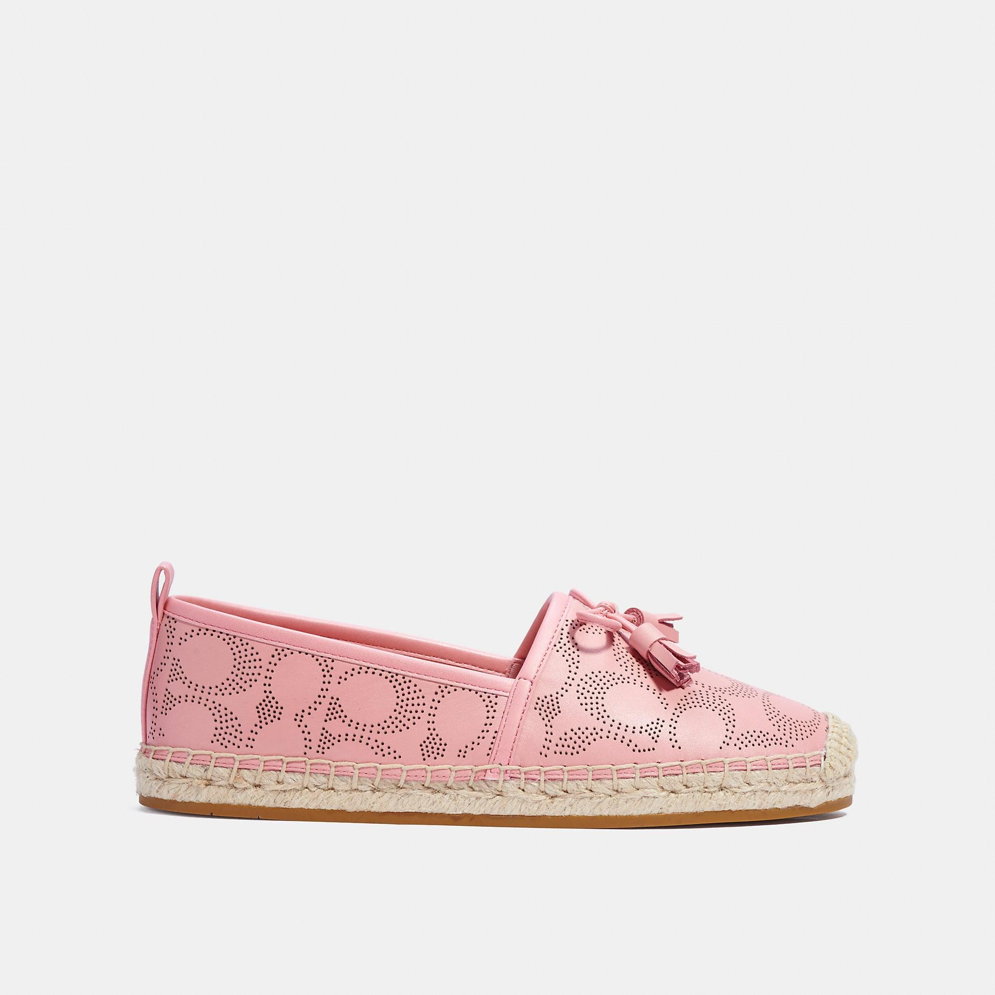 Introducir 64+ imagen coach pink espadrilles