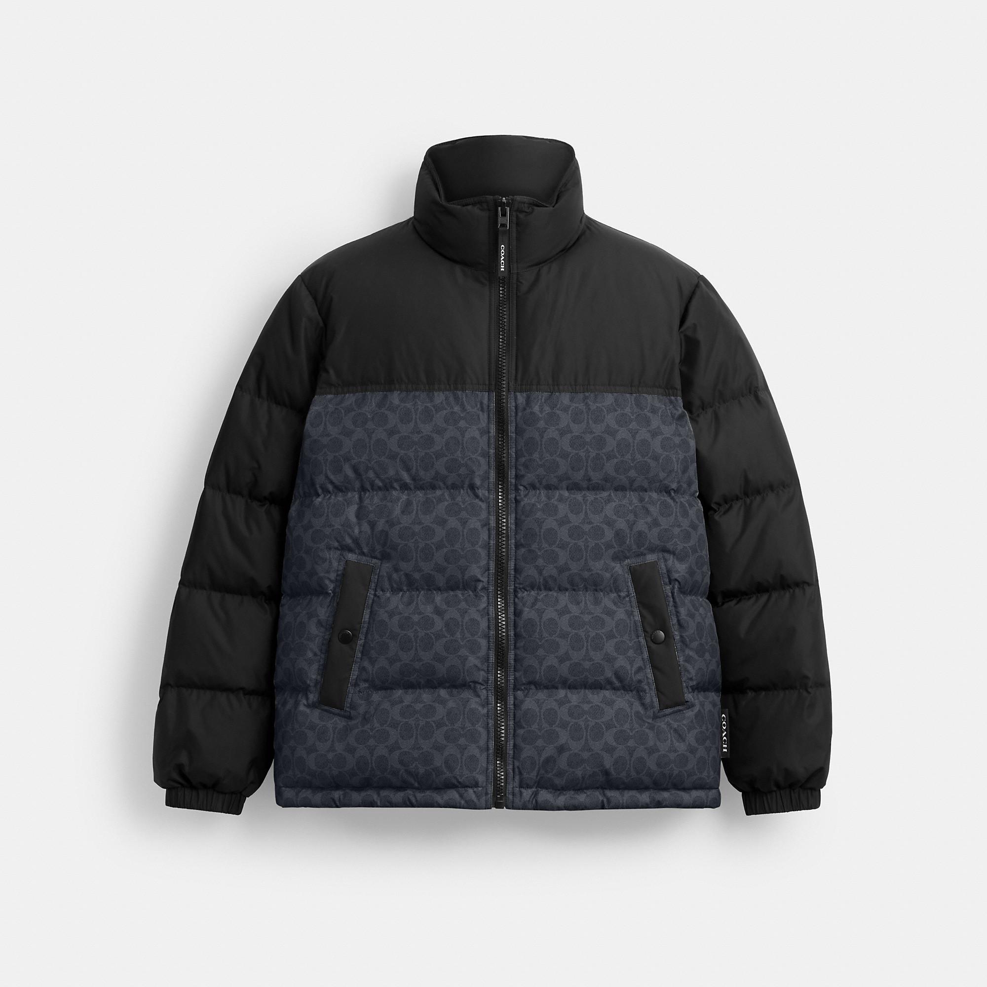 COACH Signature Down Jacket in Black for Men | Lyst display picture 1