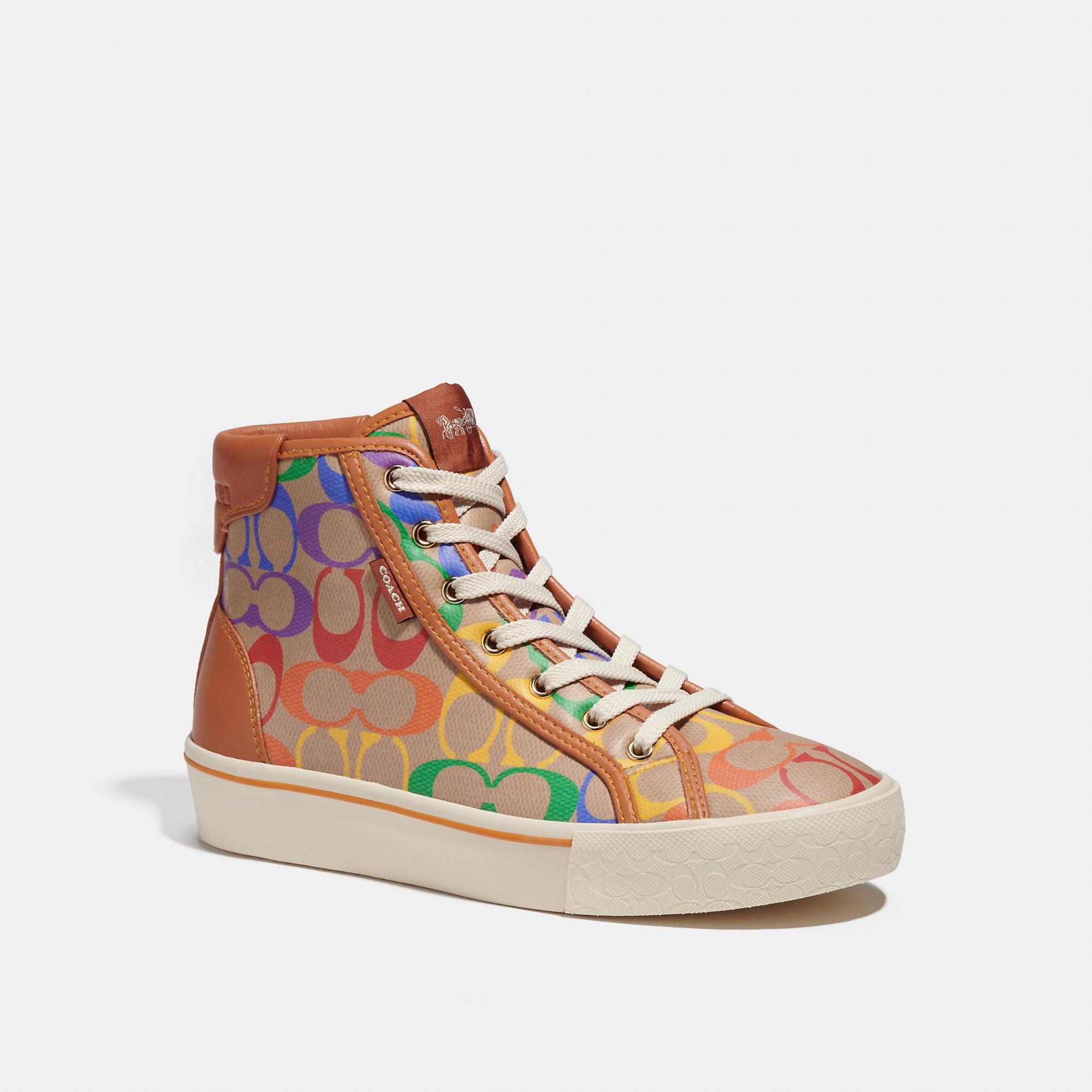 Coach outlet rainbow shoes Clearance