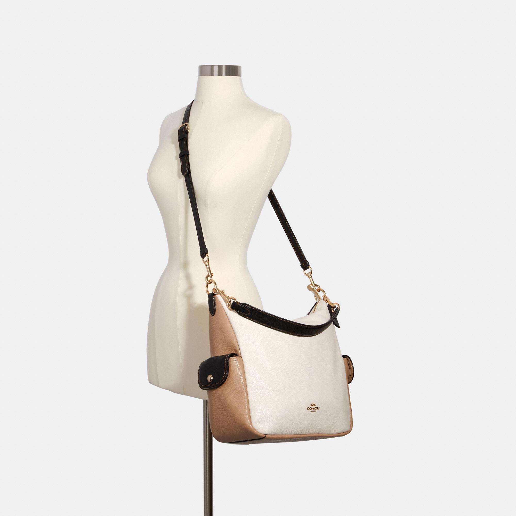 Pennie Shoulder Bag In Signature Canvas Khaki Saddle – MUMUBRANDEDBAG
