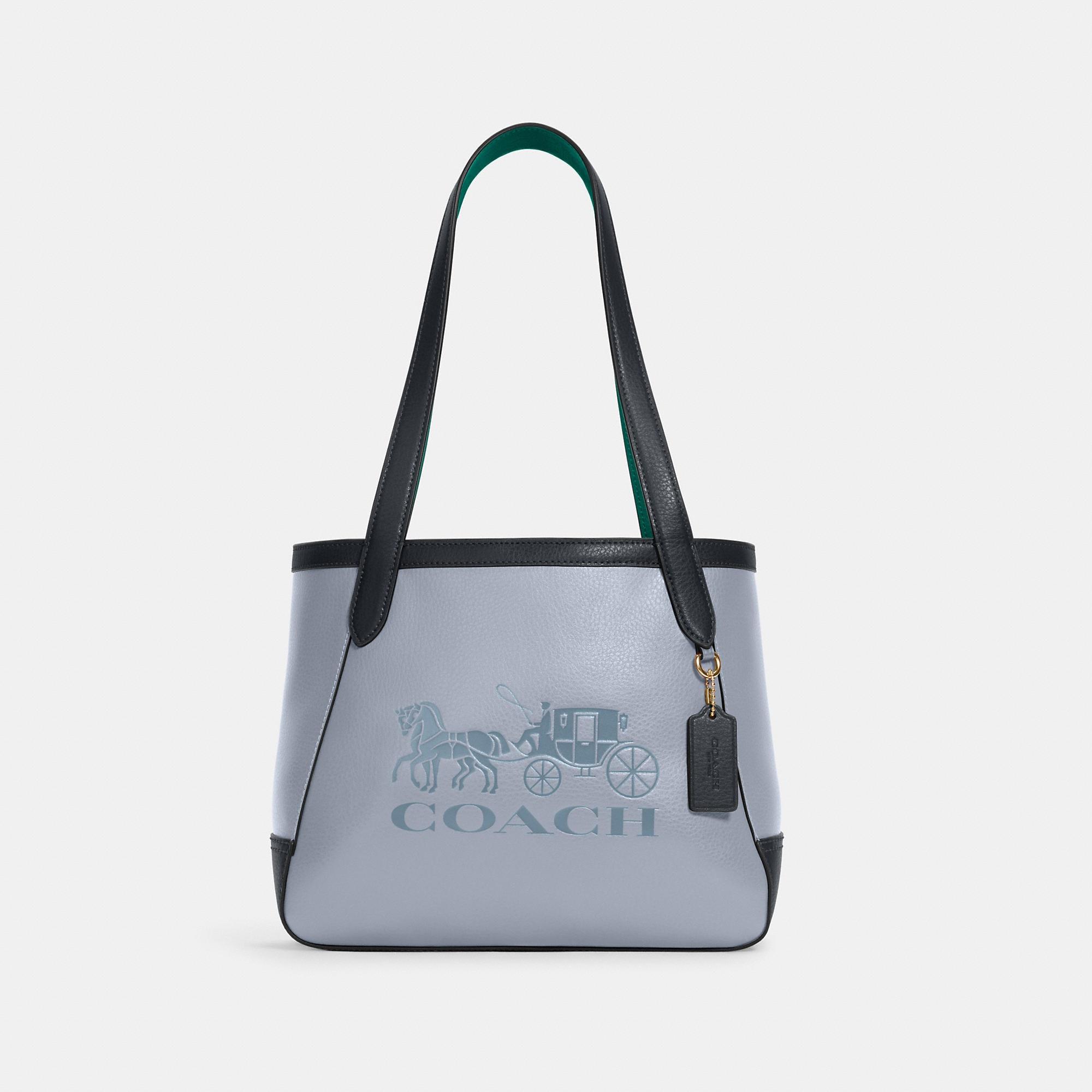 Coach Outlet Tote 27 In Colorblock With Horse And Carriage | Lyst