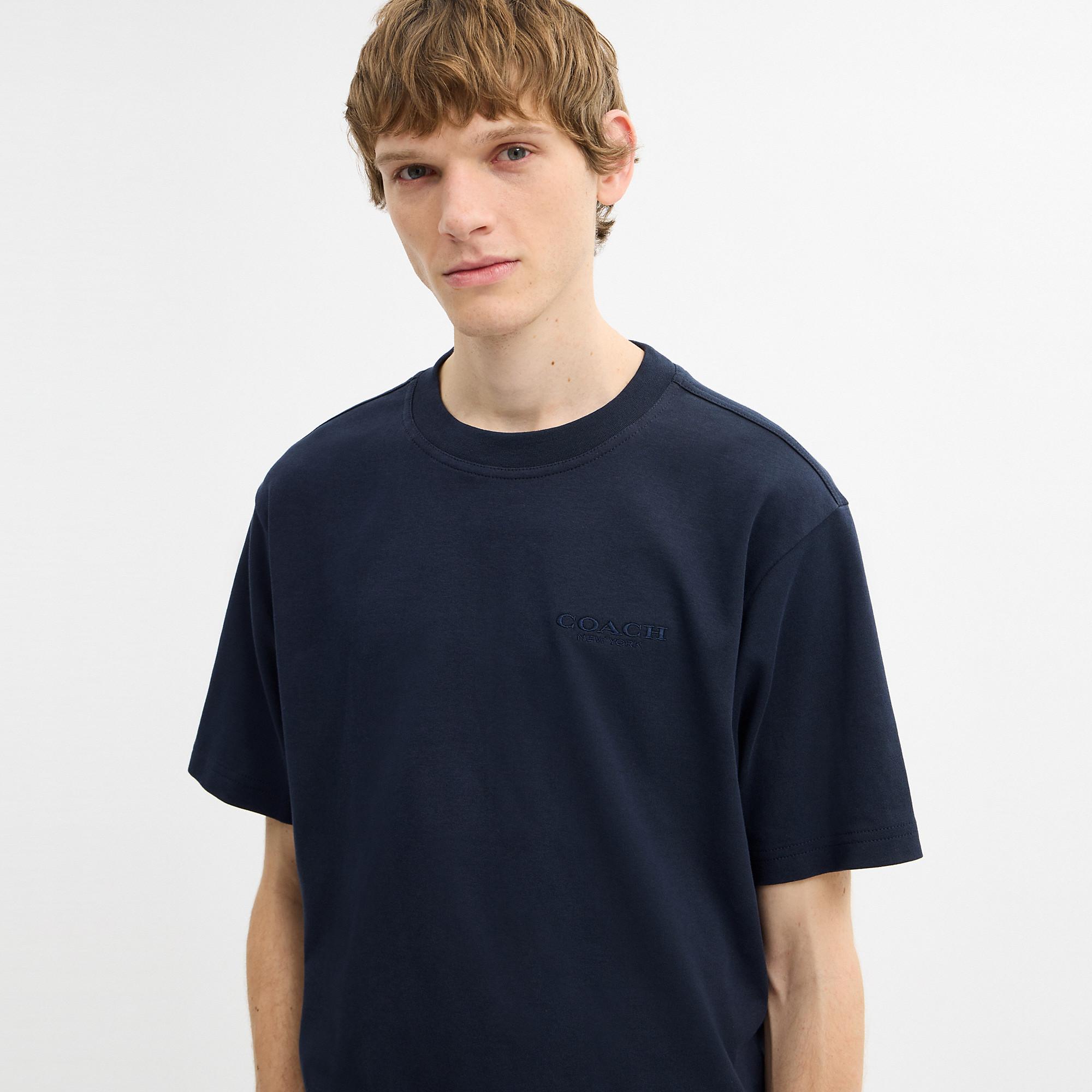 COACH T-Shirt in Blue for Men | Lyst