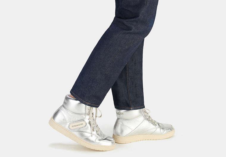 COACH C202 High Top Sneaker in Black | Lyst