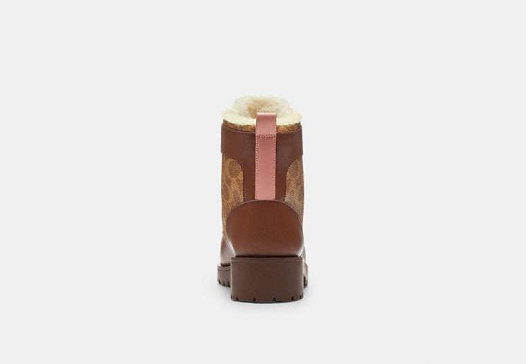 COACH Lorraine Bootie In Signature Canvas in Black | Lyst