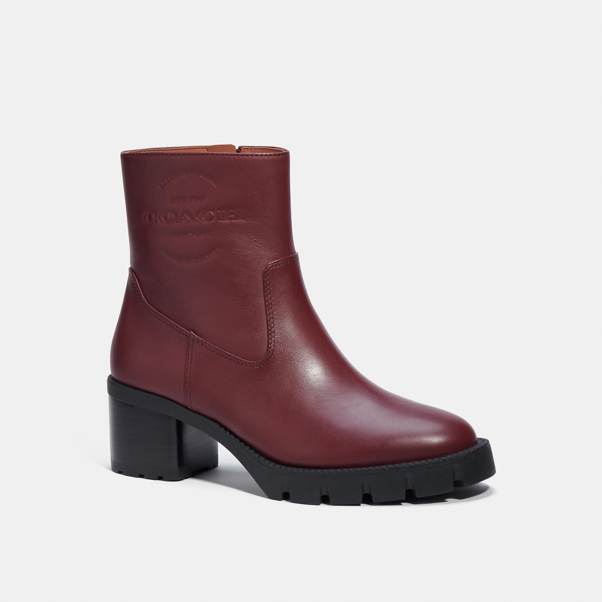 Coach Outlet Corinna Bootie in Purple | Lyst