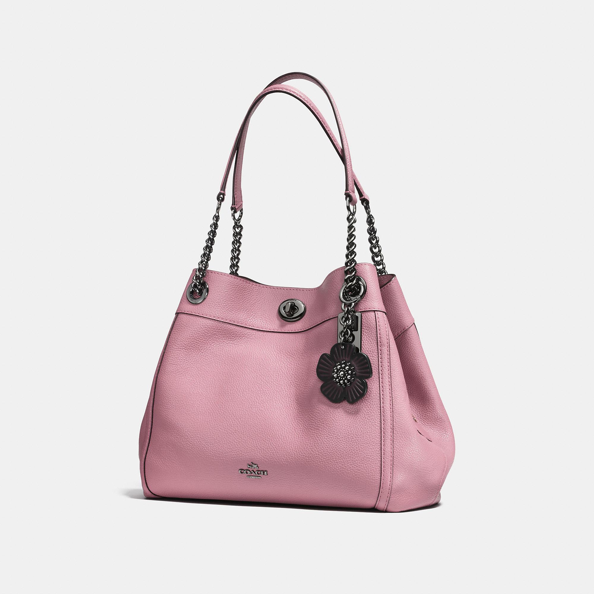 COACH Boxed Tea Rose Bag Charm - Macy's