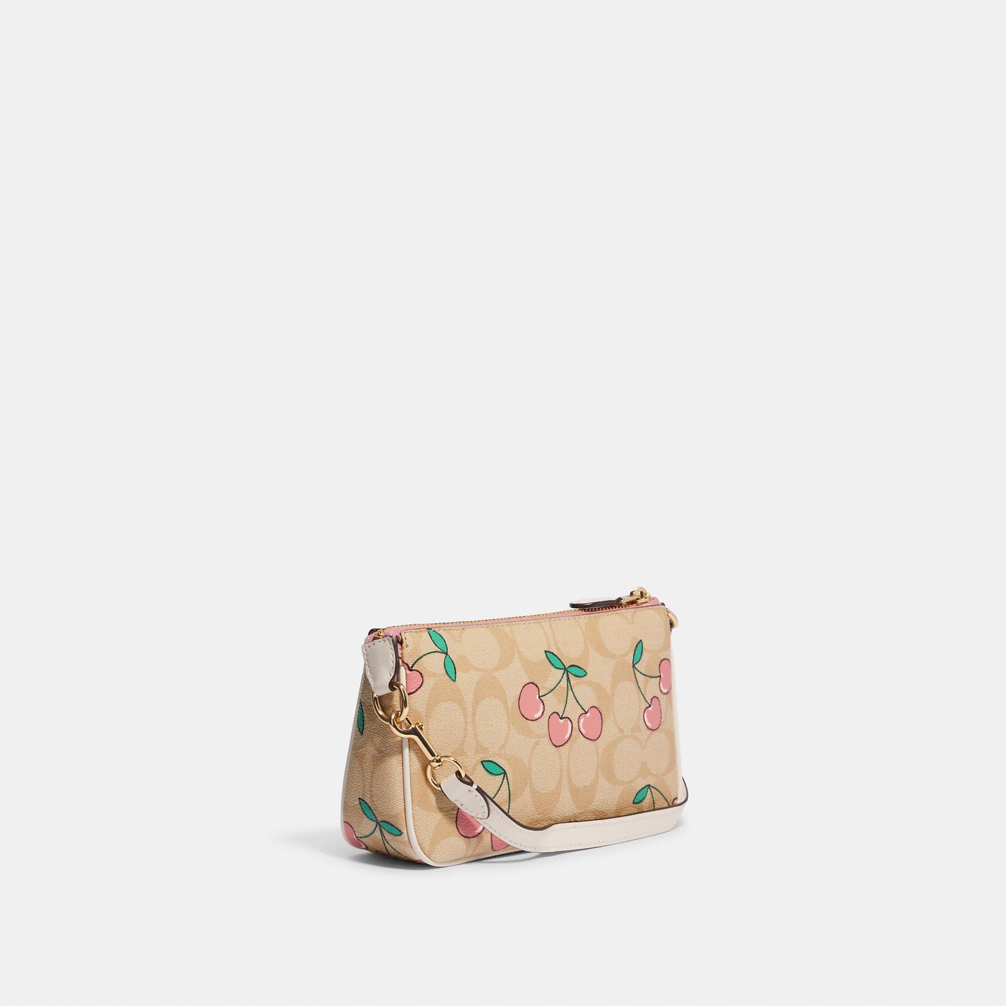 Coach Outlet Nolita 19 In Signature Canvas With Heart Cherry Print in Natural | Lyst Coach Outlet Nolita 19 In Signature Canvas With Heart Cherry Print in Natural | Lyst
