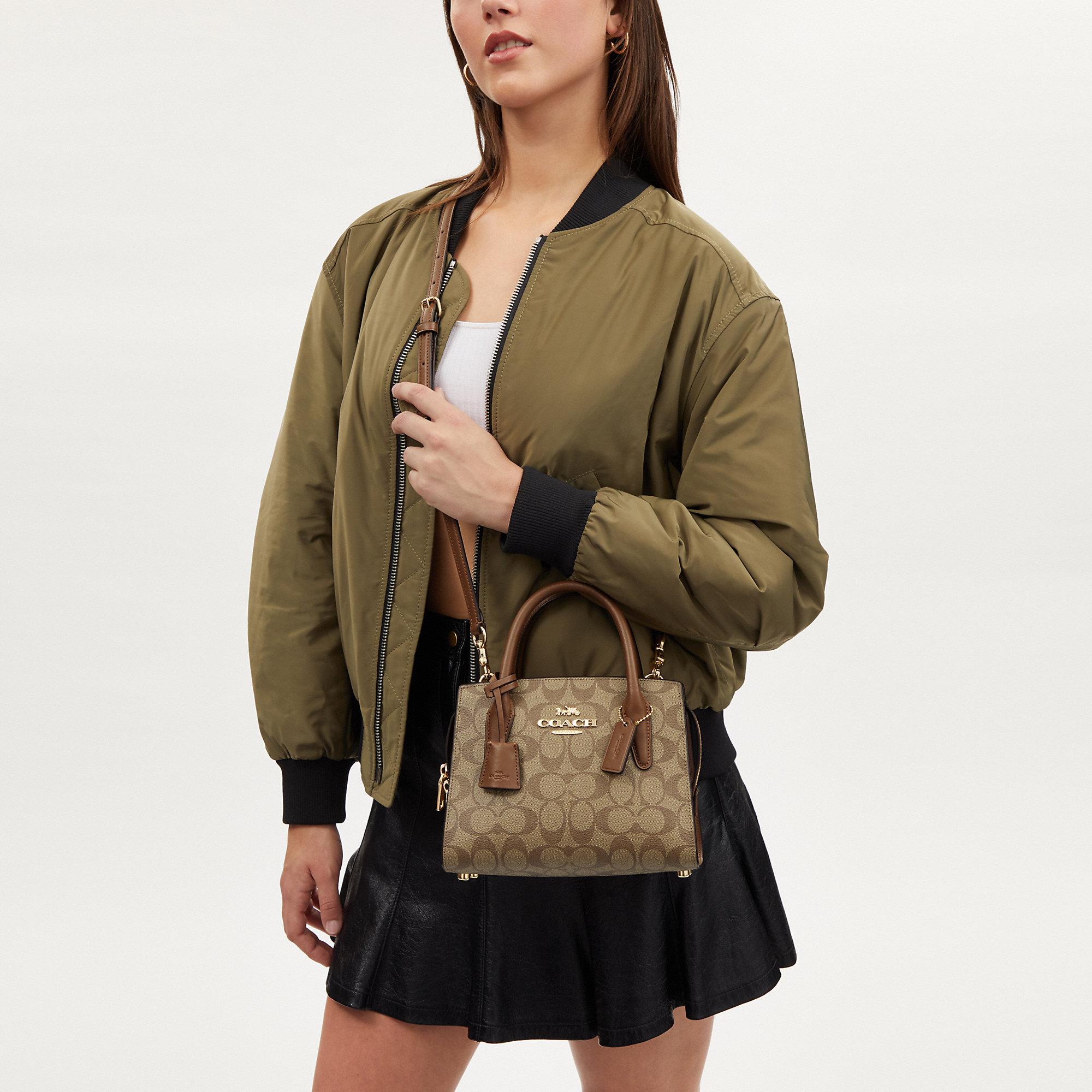 COACH Andrea Carryall In Signature Canvas in Black Lyst