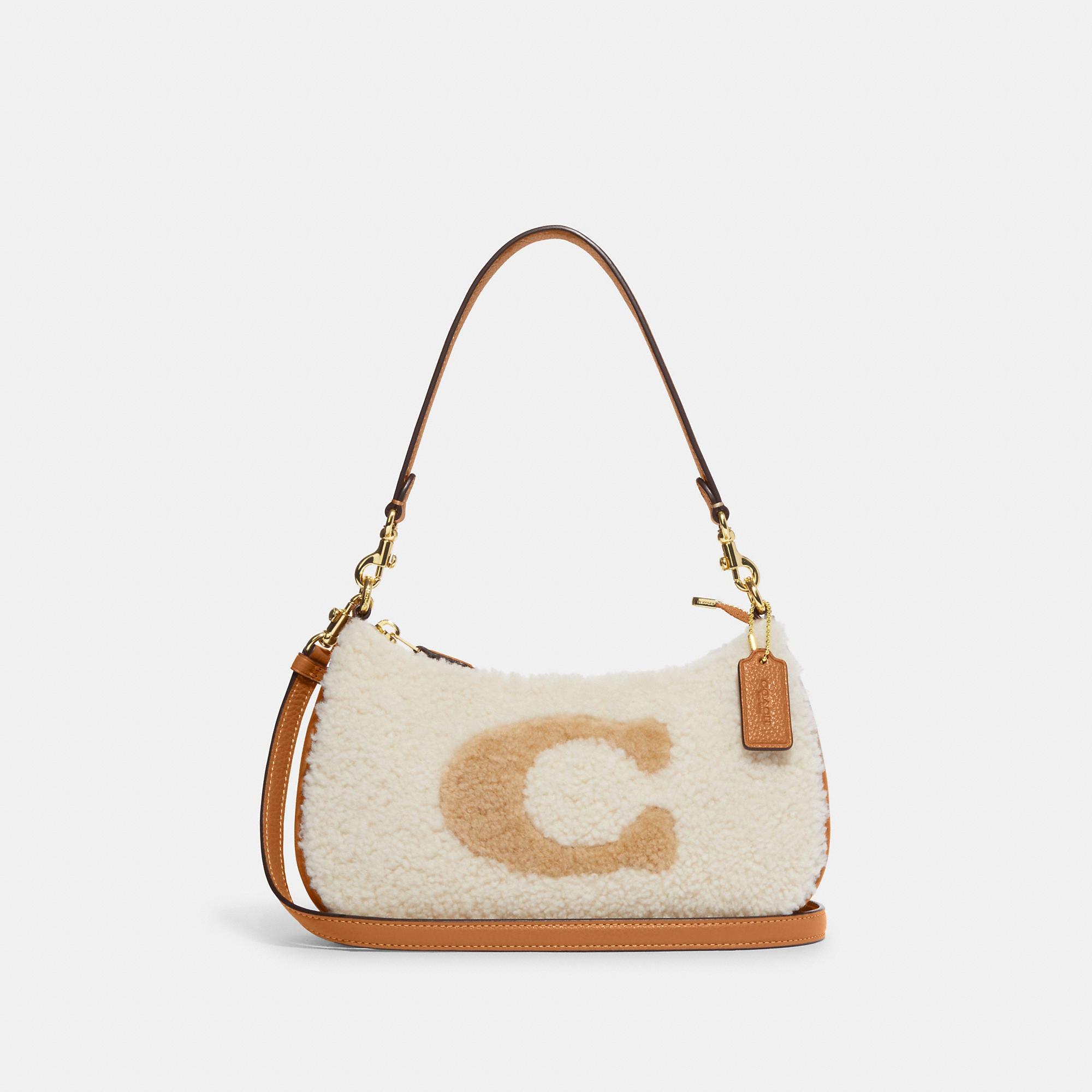 Coach Outlet Teri Shoulder Bag With Coach Motif in Natural Lyst
