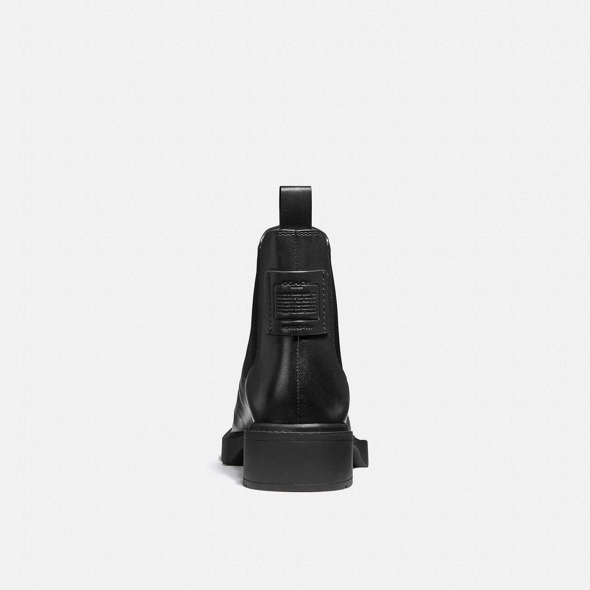 COACH Lyden Bootie in Black | Lyst