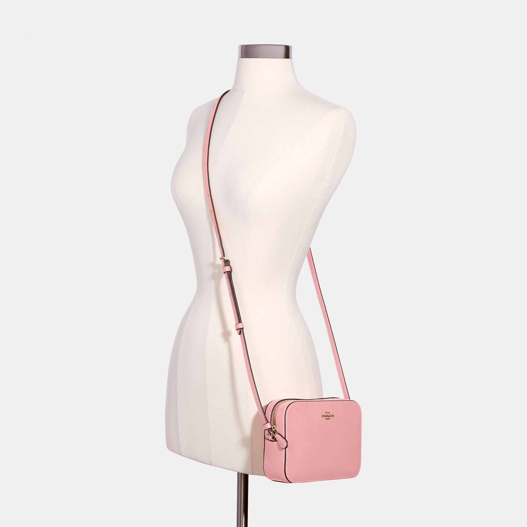 COACH Mini Camera Bag in Pink | Lyst