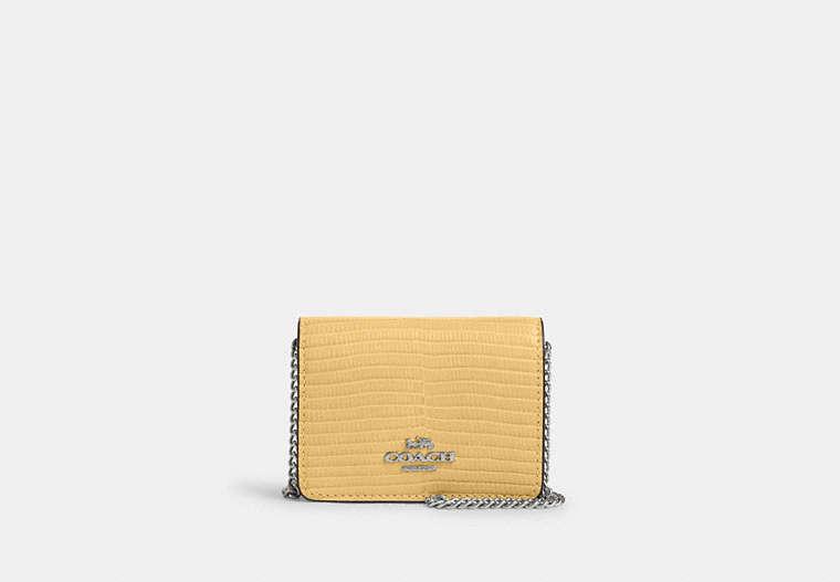 Coach wallet on chain best sale