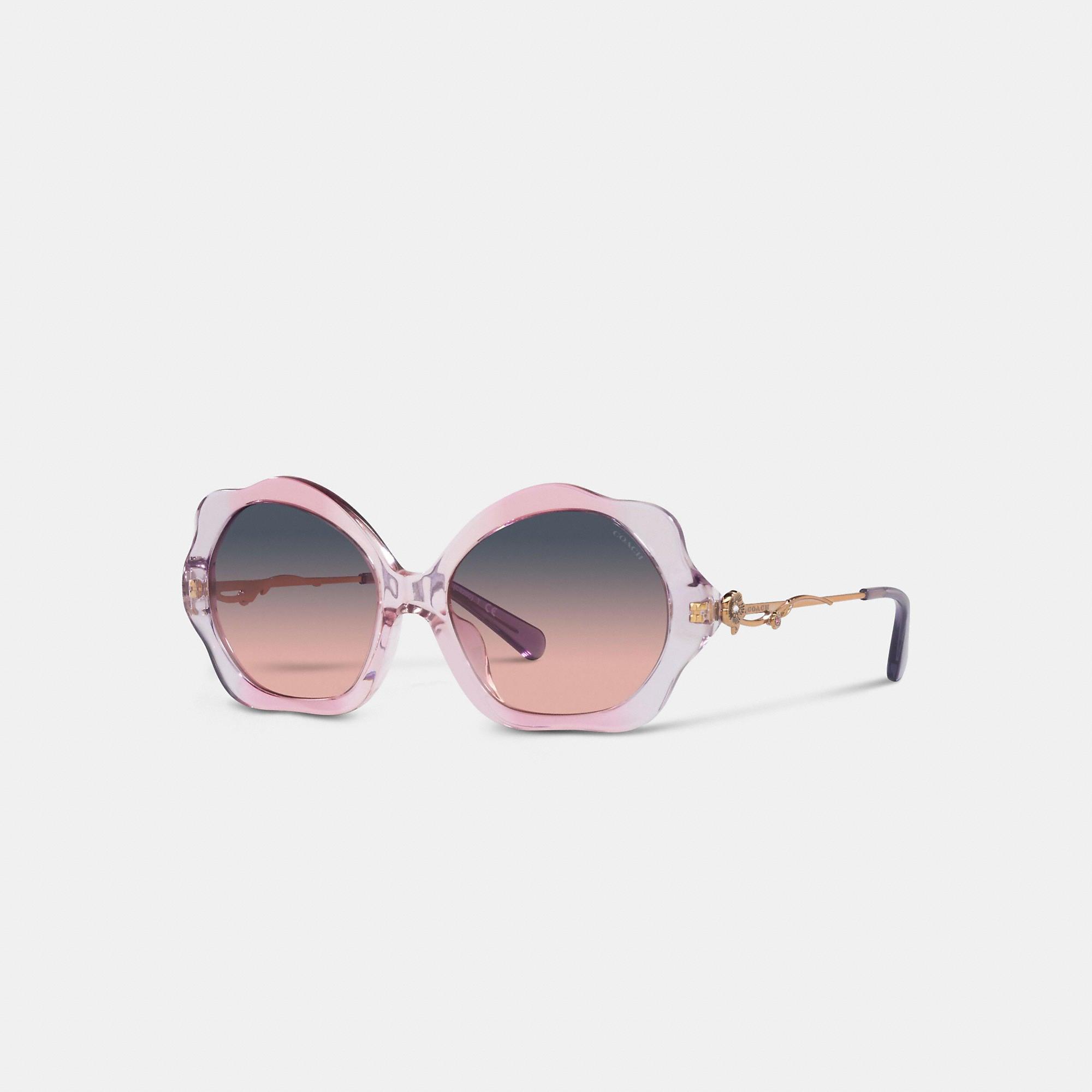 COACH® Outlet  Lia Round Sunglasses