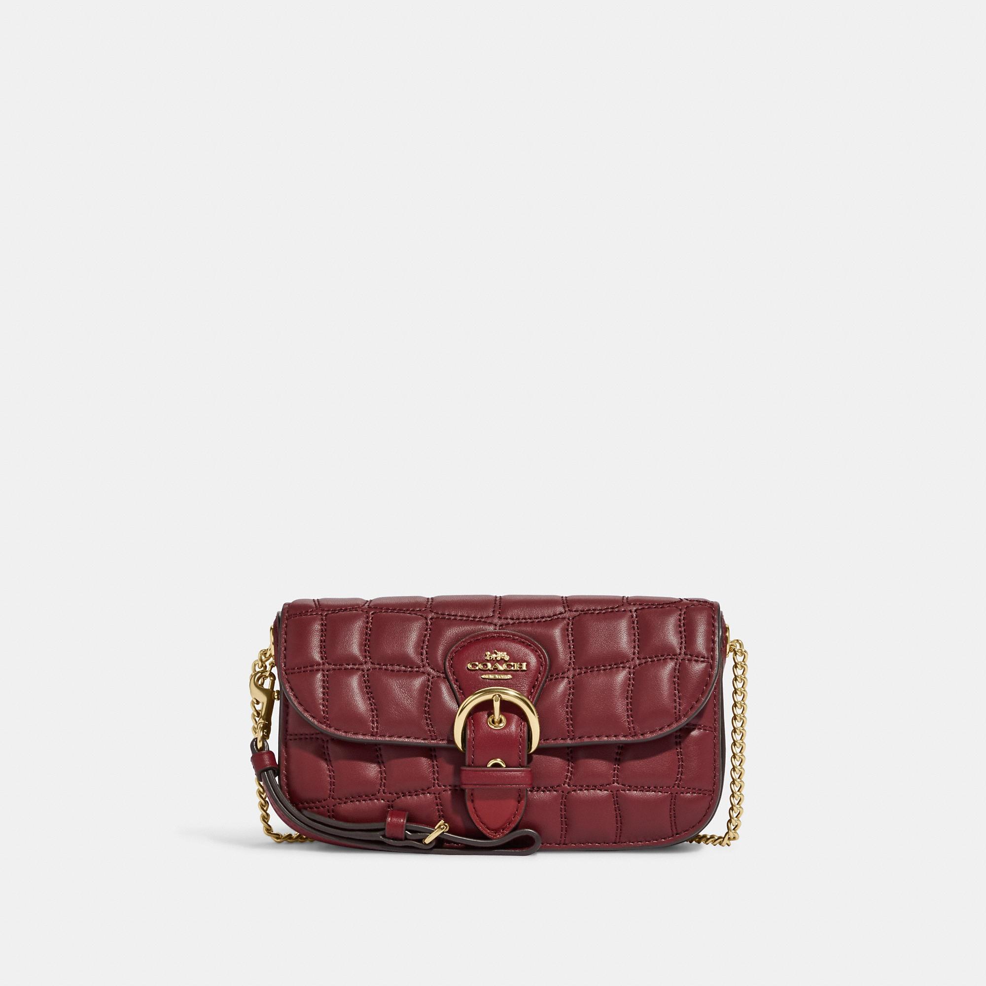 Coach Outlet Kleo Crossbody With Quilting in Red Lyst