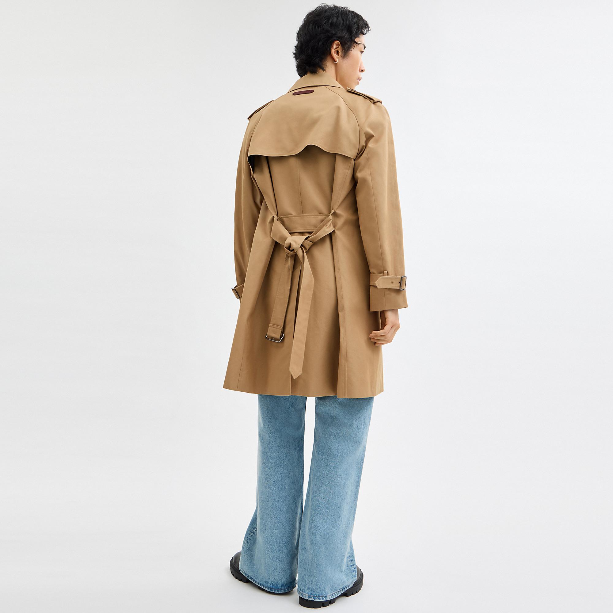 COACH Cotton Polyester Trench Coat in Natural for Men | Lyst