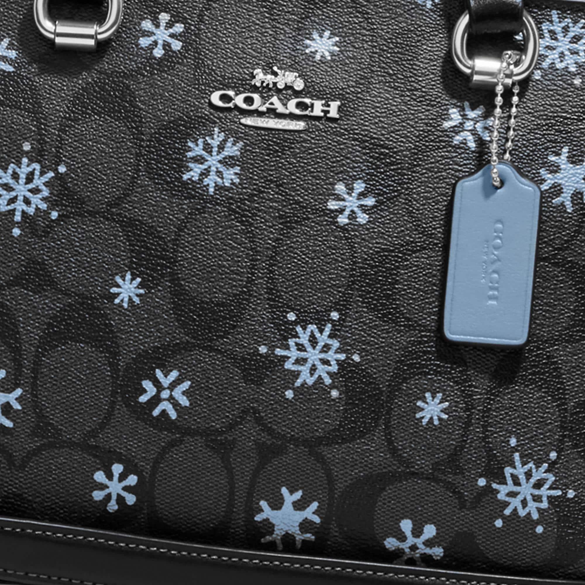 Coach Outlet Alice Satchel In Signature Canvas With Snowflake Print in Black Lyst