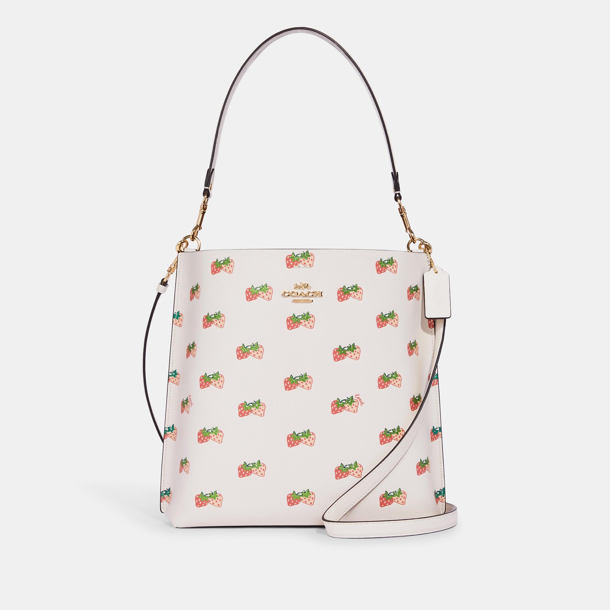 Coach Outlet Mollie Bucket Bag With Strawberry Print | Lyst