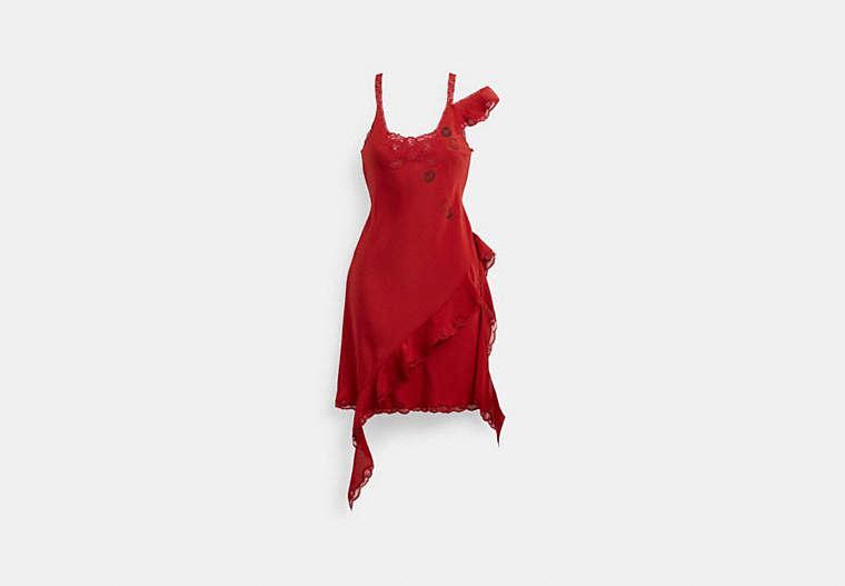 open lace back dress Crochet Midi Dress Magenta / L main image 1