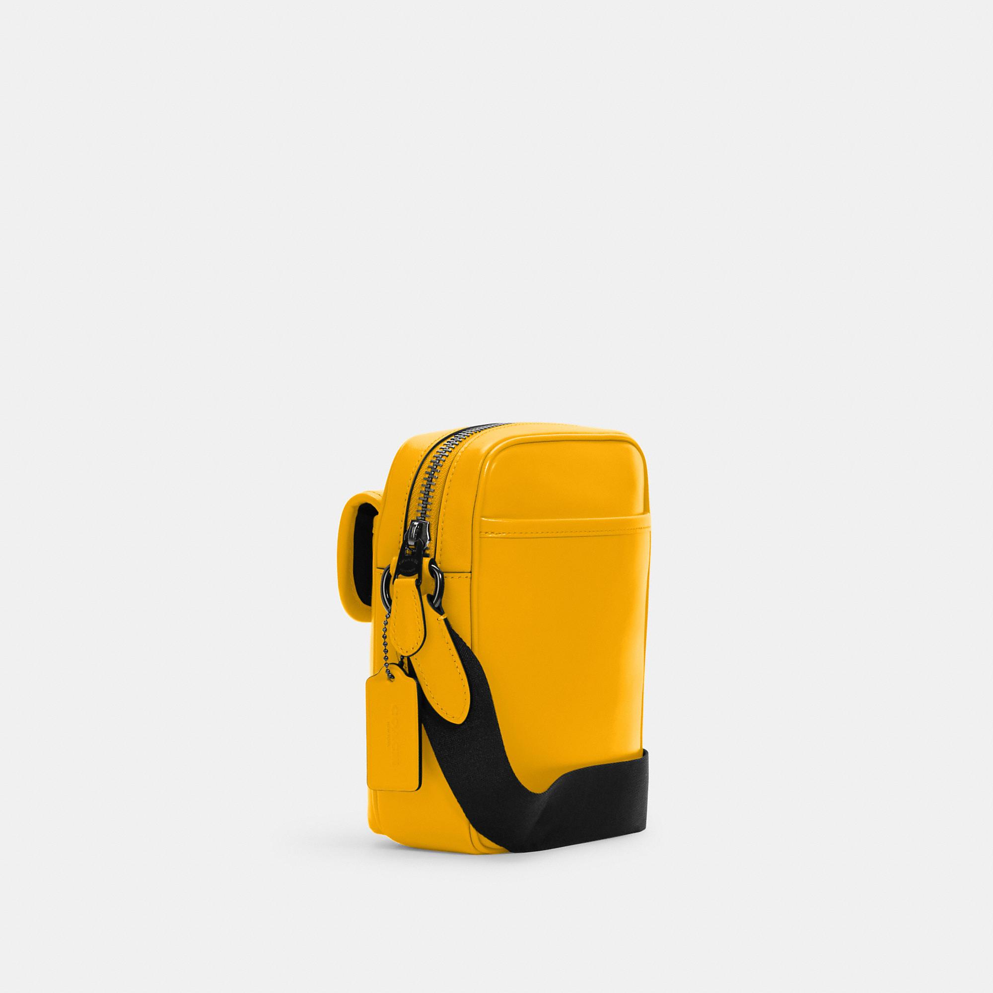 COACH Heritage Crossbody Bag in Yellow for Men Lyst