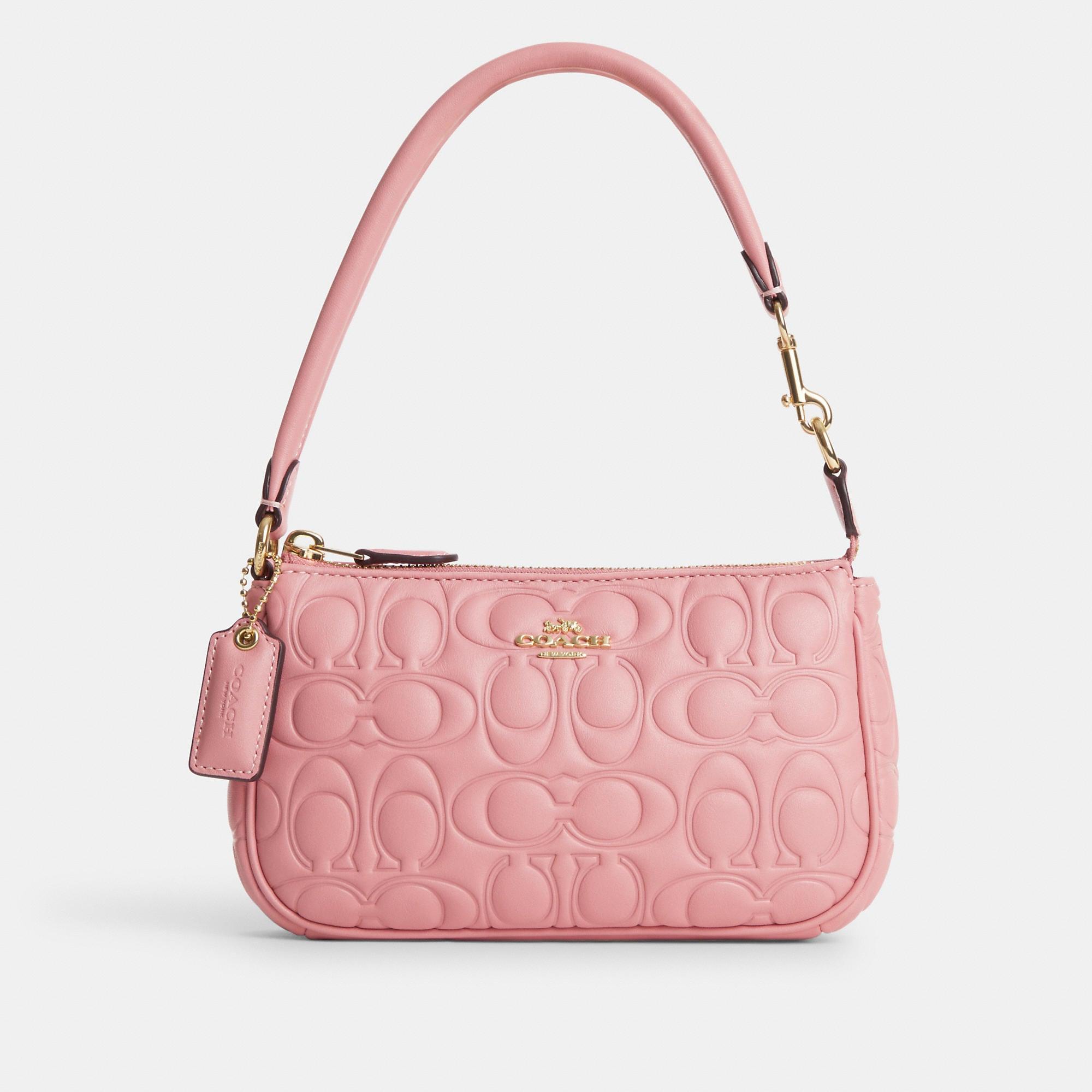 COACH Nolita 19 With Signature In Pink Lyst COACH Nolita 19 With Signature In Pink Lyst