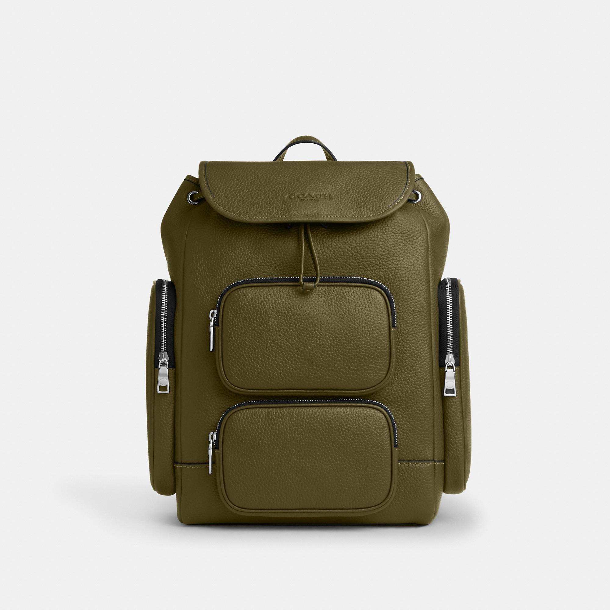 Green COACH Backpacks for Men | Lyst