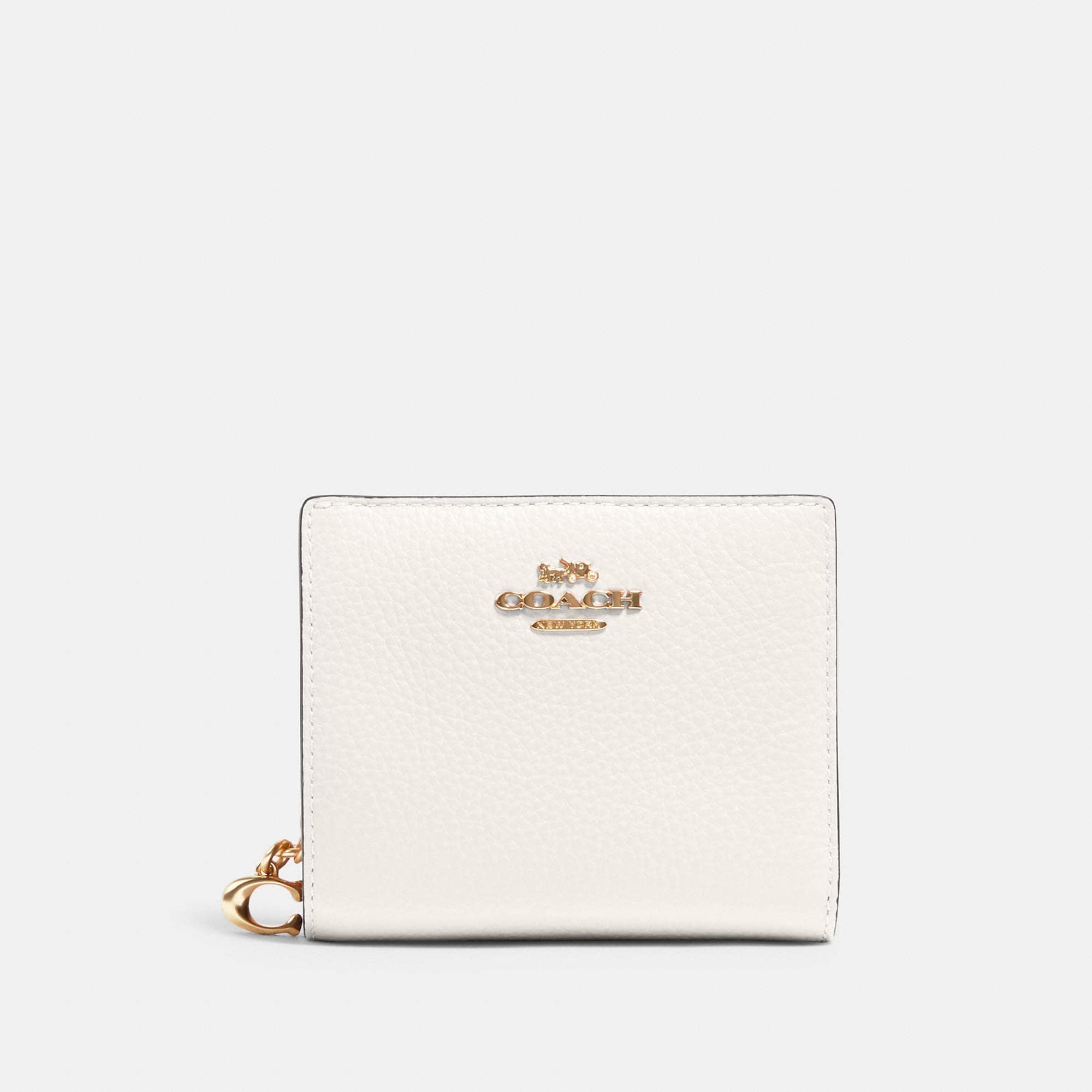 Coach Outlet Coach Snap Wallet in White | Lyst