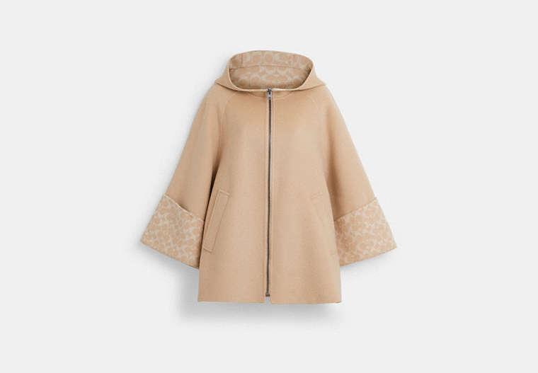 Coach wool store cape