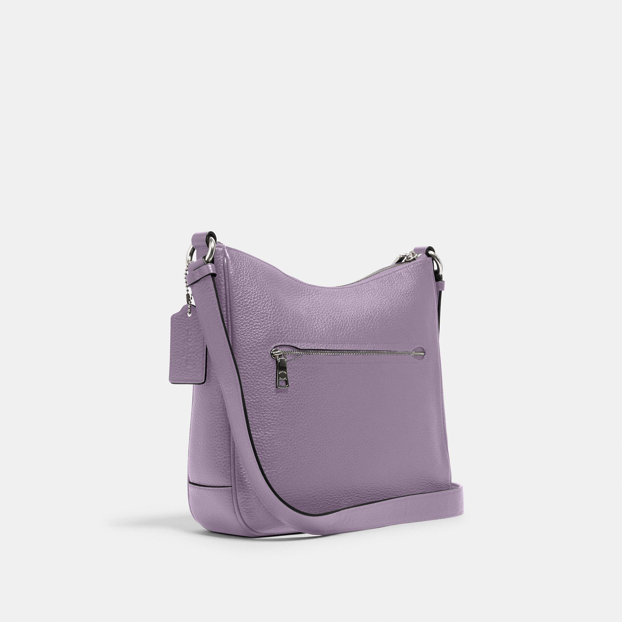 COACH Violet Ocelot Tote Purse Handbag Brown/Black/Purple NWT $268 F25282 |  #1692800248