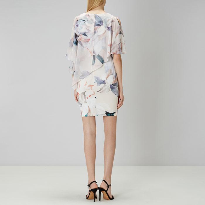 coast avienna print tier dress