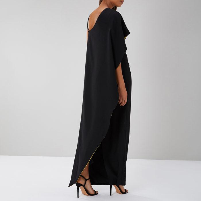 estella cape maxi dress