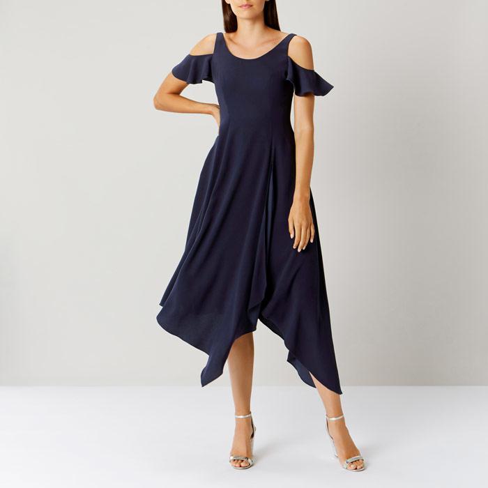 coast cold shoulder dress