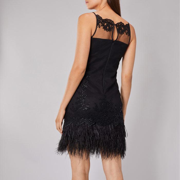 coast black cocktail dress