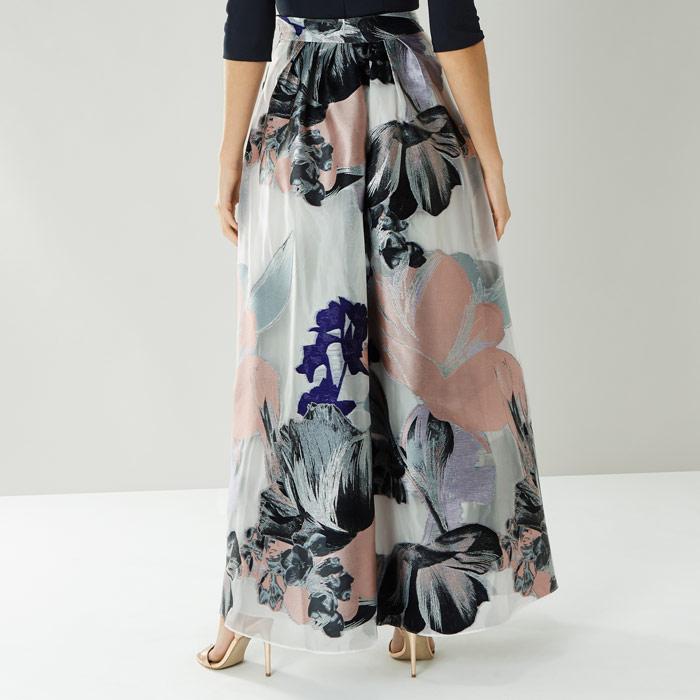 daphne jacquard maxi skirt