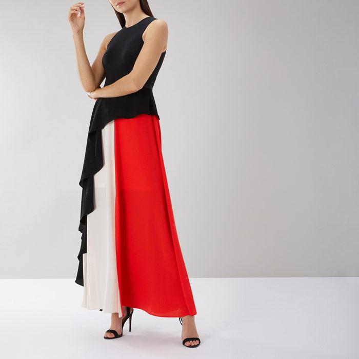 coast colour block maxi dress