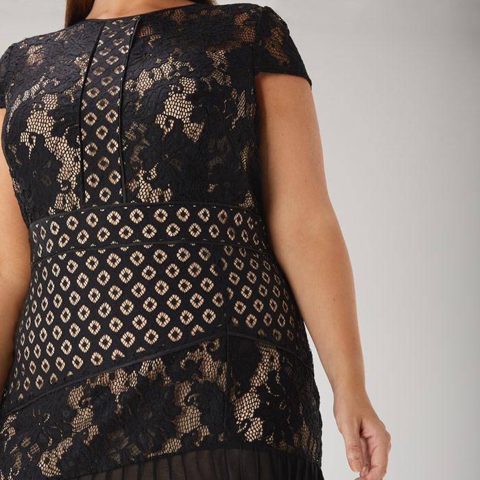coast black wendy lace dress
