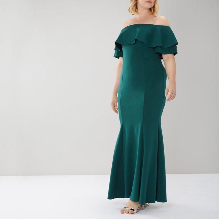 coast chloe bardot maxi dress