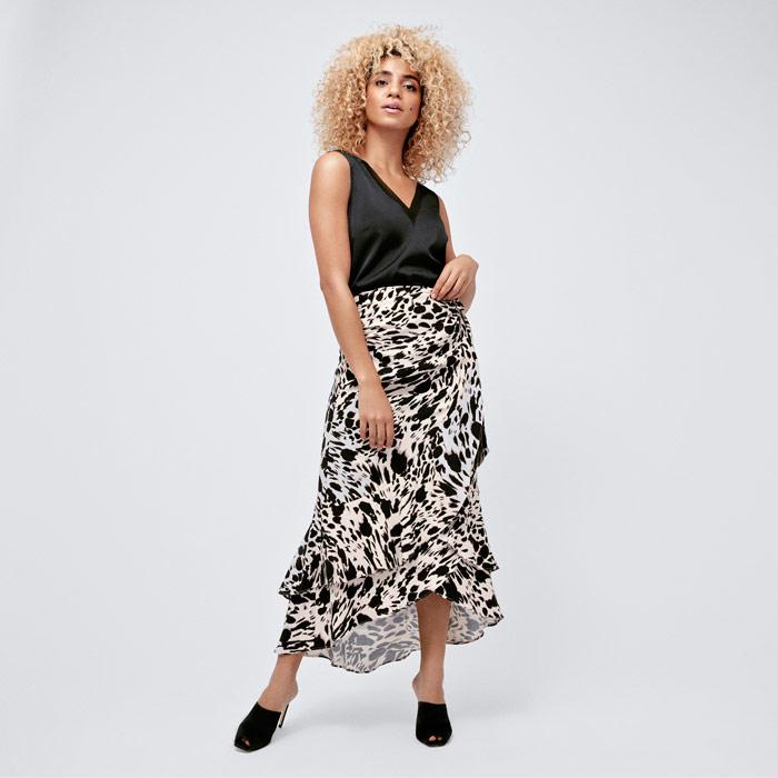 coast animal print dress