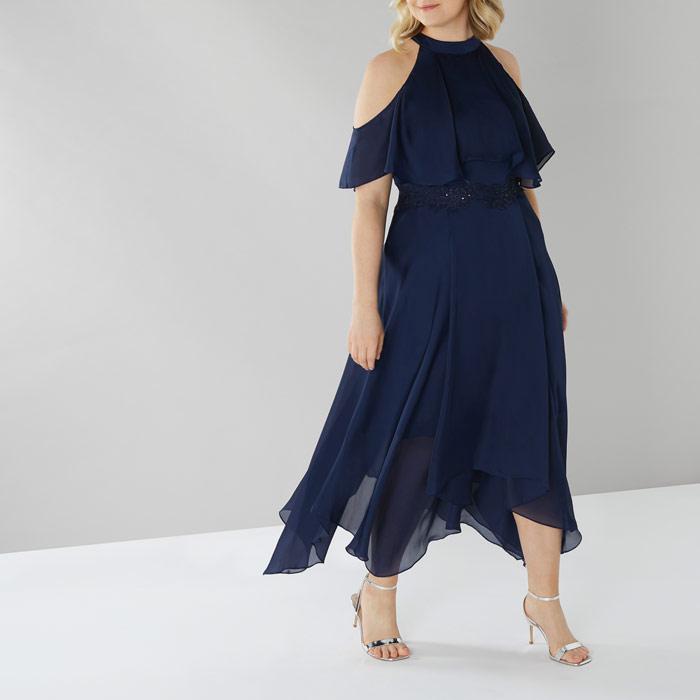 coast charley trim detail dress