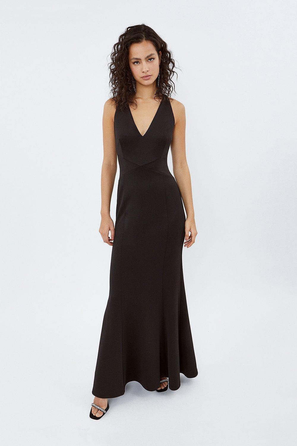 coast black maxi dress