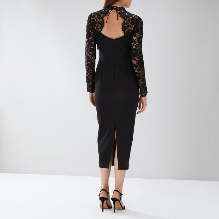 koyla lace sleeve dress