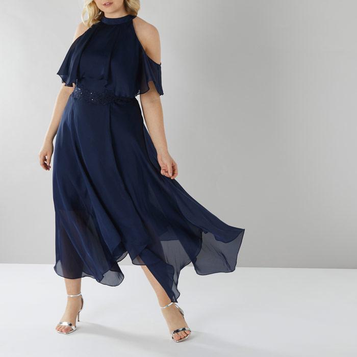 charley trim detail dress